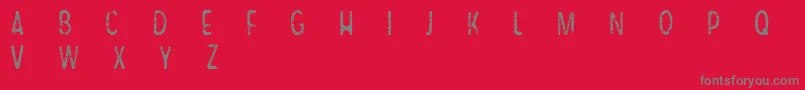 CfsameoldstoryRegular Font – Gray Fonts on Red Background