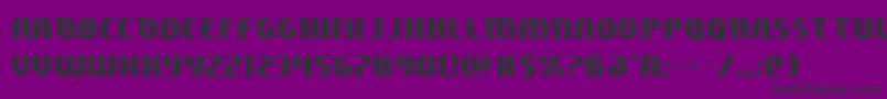 Centaurusstraight Font – Black Fonts on Purple Background