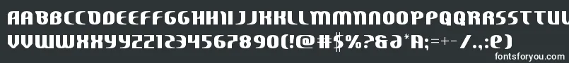 Centaurusstraight Font – White Fonts on Black Background