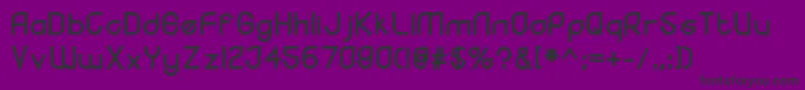 YodoBold Font – Black Fonts on Purple Background