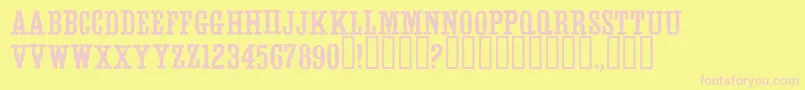 Weitere Informationen zur WhitevinegarRegular-Schriftart WhitevinegarRegular-Schriftart – Rosa Schriften auf gelbem Hintergrund