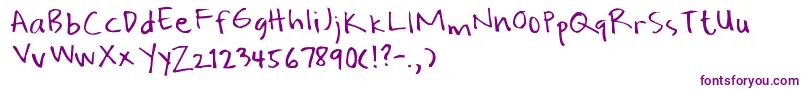 Water Font – Purple Fonts
