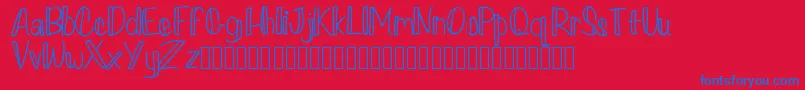 Más sobre la fuente Loverlyregulardemo fuente Loverlyregulardemo – Fuentes Azules Sobre Fondo Rojo