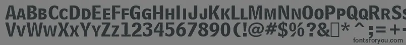 BellCentennialBoldListingBt Font – Black Fonts on Gray Background