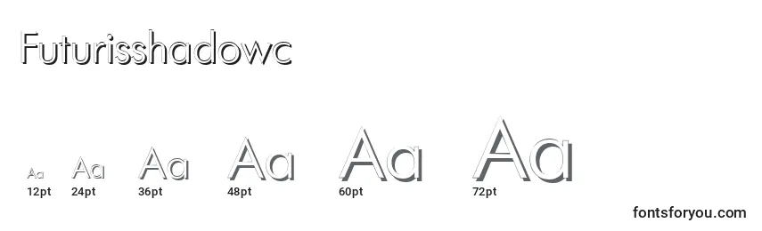 Futurisshadowc Font Sizes