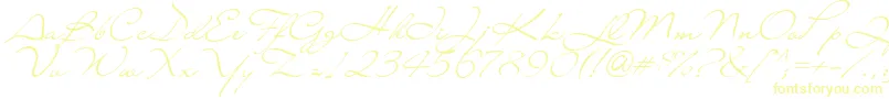 Liana-Schriftart – Gelbe Schriften