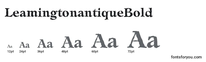 LeamingtonantiqueBold Font Sizes