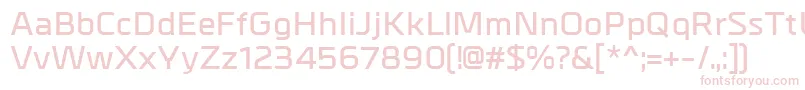 MetrikDemibold Font – Pink Fonts on White Background
