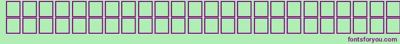 InstantRegular Font – Purple Fonts on Green Background