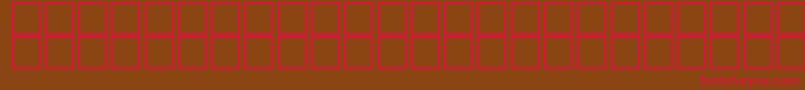 InstantRegular Font – Red Fonts on Brown Background