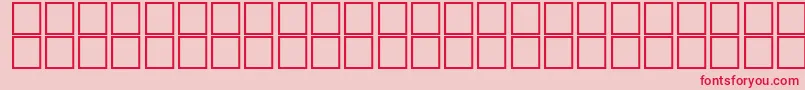 InstantRegular Font – Red Fonts on Pink Background