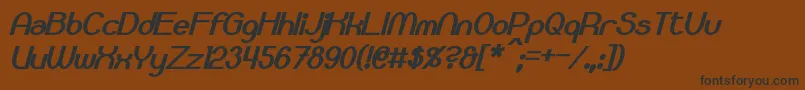 More about BloomingworthBoldItalic Font BloomingworthBoldItalic Font – Black Fonts on Brown Background
