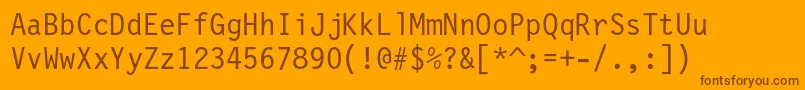 Weitere Informationen zur Lettrgoth12cbt-Schriftart Lettrgoth12cbt-Schriftart – Braune Schriften auf orangefarbenem Hintergrund
