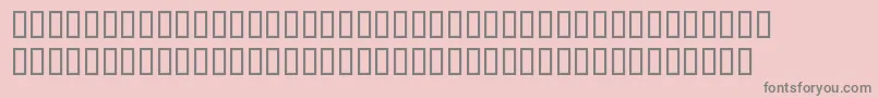 BlocRegular Font – Gray Fonts on Pink Background