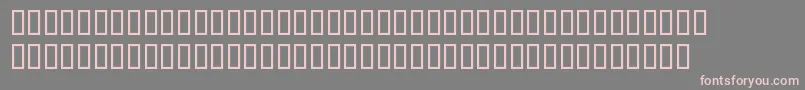 BlocRegular Font – Pink Fonts on Gray Background
