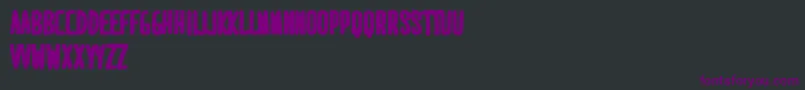 Шрифт MaridavidExtrabold – фиолетовые шрифты на чёрном фоне