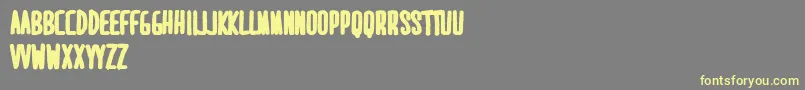 MaridavidExtrabold Font – Yellow Fonts on Gray Background