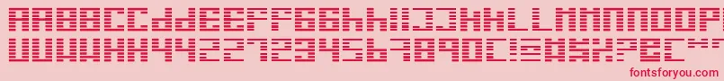 Iging Font – Red Fonts on Pink Background