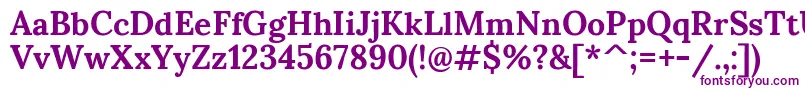 SumanaBold Font – Purple Fonts on White Background