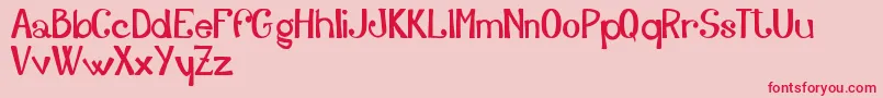 En savoir plus sur la police AdelfyFreeVersion Police AdelfyFreeVersion – polices rouges sur fond rose