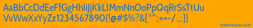 Подробнее о шрифте CabincondensedRegular Шрифт CabincondensedRegular – синие шрифты на оранжевом фоне