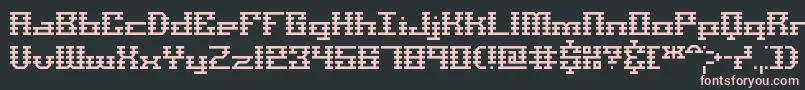 ScalelinesBrk Font – Pink Fonts on Black Background