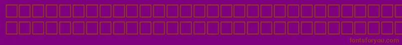 Alawi351 Font – Brown Fonts on Purple Background