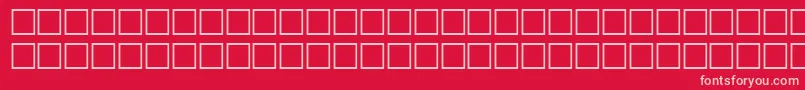 フォントAlawi351 – 赤い背景にピンクのフォント