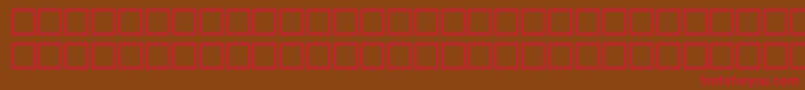 Alawi351 Font – Red Fonts on Brown Background
