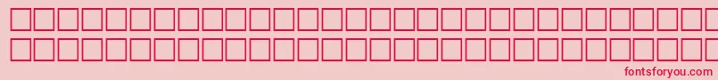 フォントAlawi351 – ピンクの背景に赤い文字