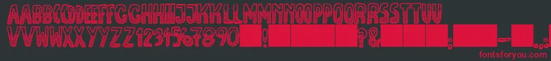 JmhEscamasBlackDown Font – Red Fonts on Black Background