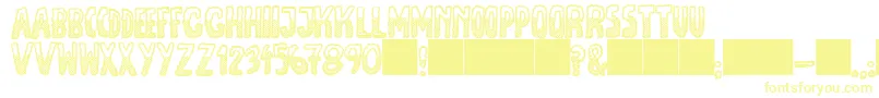 JmhEscamasBlackDown Font – Yellow Fonts