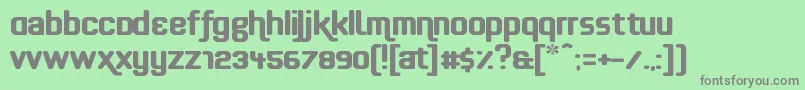 Effortless Font – Gray Fonts on Green Background