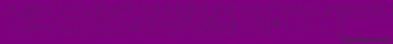 Barbar Font – Black Fonts on Purple Background