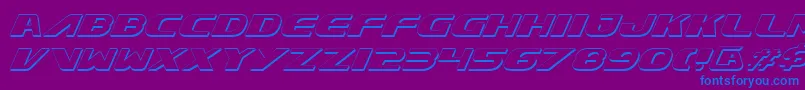 En savoir plus sur la police Xcelv3si Police Xcelv3si – polices bleues sur fond violet
