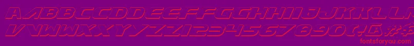 Lisätietoja Xcelv3si-fontista Xcelv3si-fontti – punaiset fontit violetilla taustalla