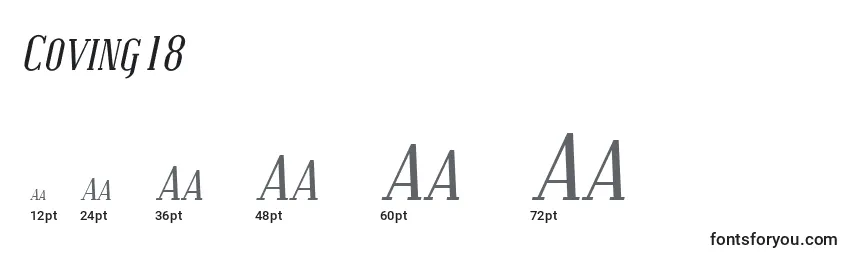 Coving18 Font Sizes