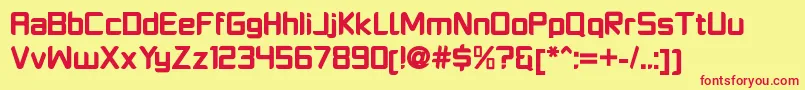 More about PlatformoneBlack Font PlatformoneBlack Font – Red Fonts on Yellow Background