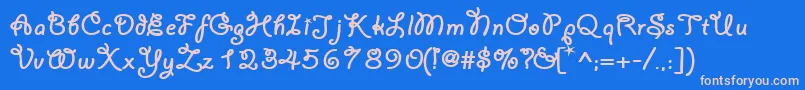 Más sobre la fuente YahoosskBold fuente YahoosskBold – Fuentes Rosadas Sobre Fondo Azul