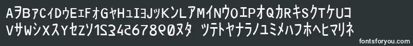 MatrixCodeNfi Font – White Fonts