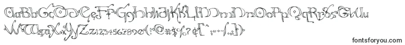Шрифт Hollyjingleleft – кельтские шрифты