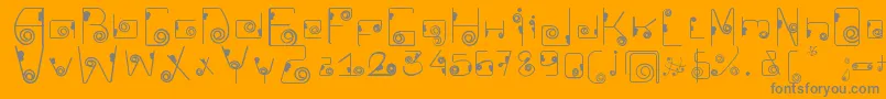 Weitere Informationen zur CkellipFont-Schriftart CkellipFont-Schriftart – Graue Schriften auf orangefarbenem Hintergrund