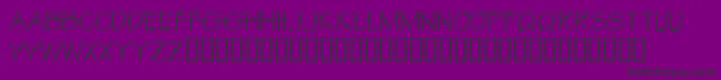 KrCirkle Font – Black Fonts on Purple Background