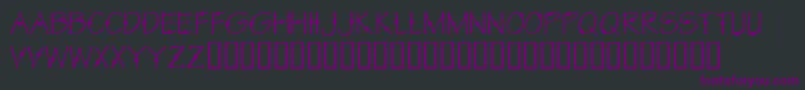 KrCirkle Font – Purple Fonts on Black Background