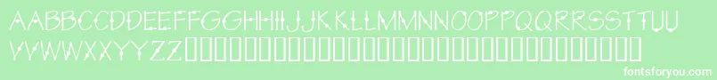 KrCirkle Font – White Fonts on Green Background