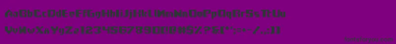 Frogotype Font – Black Fonts on Purple Background