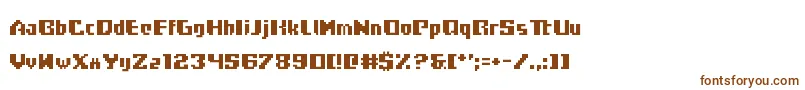Frogotype Font – Brown Fonts on White Background
