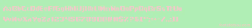 Frogotype Font – Pink Fonts on Green Background