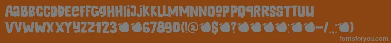Más sobre la fuente DkAppelstroop fuente DkAppelstroop – Fuentes Grises Sobre Fondo Marrón