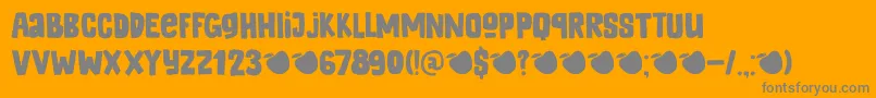 Подробнее о шрифте DkAppelstroop Шрифт DkAppelstroop – серые шрифты на оранжевом фоне
